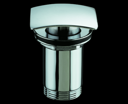 Automatická výpusť CAE hranatá pro umyvadla s přepadem i bez